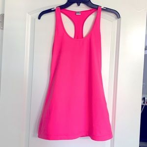 Hot pink Xersion racer back workout tank